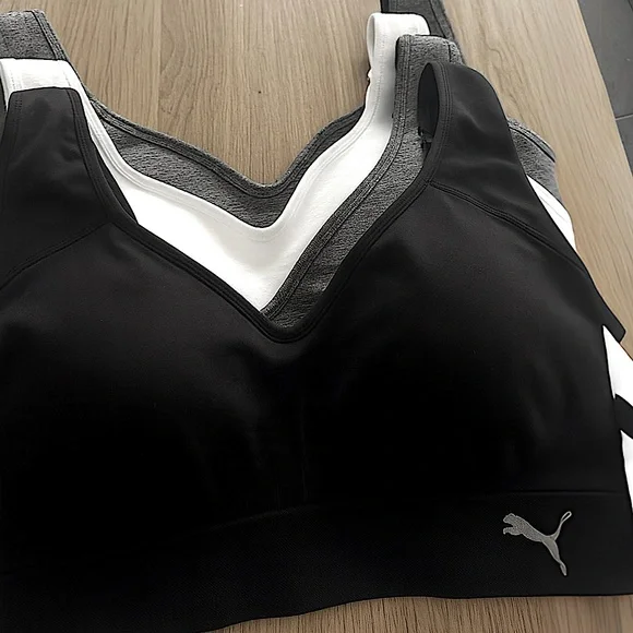 PUMA | Performance 3 Pack Seamless Sports Bra - Picture 14 of 14